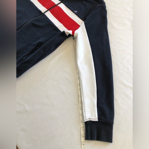 Original Penguin Retro 90’s Block Panel Track Suit Coat. Full Zip Up. Shacket - Picture 7 of 9